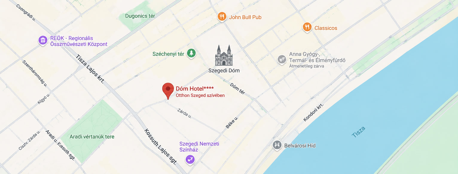 Dóm Hotel térkép